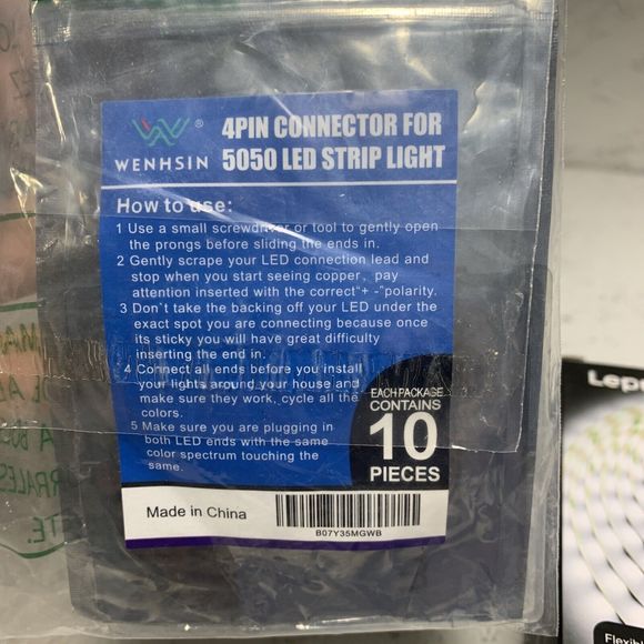 7 Boxes of Lepro LED Tape lights 5m Daylight White 5M/16.4 ft With Connectors - Picture 5 of 8